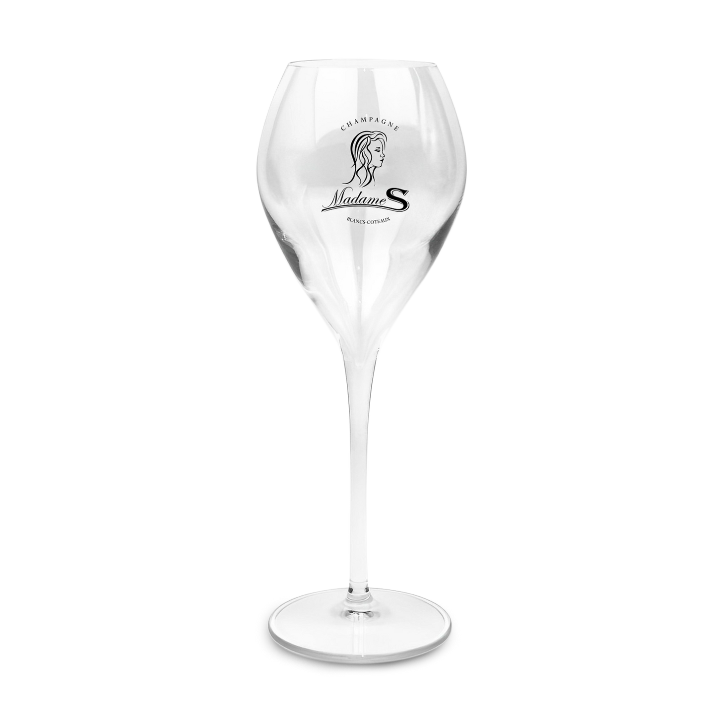 6 verres à champagne "Madame S"