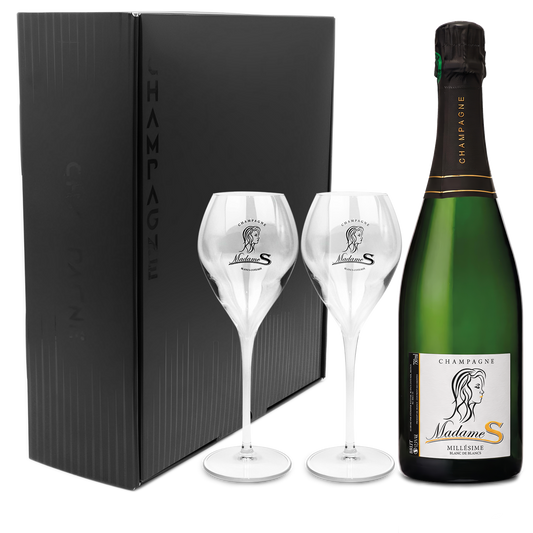 Coffret 2 flûtes + 1 MILLÉSIME 2019