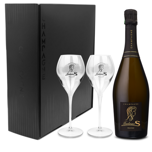 Coffret 2 flûtes + 1 PRESTIGE